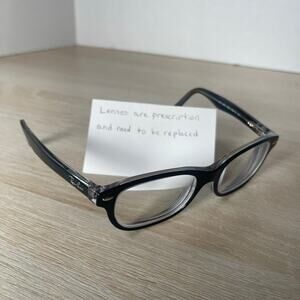 Ray-Ban RB1555 3529 Youth Eyeglasses Black Frames Only 48-16-130